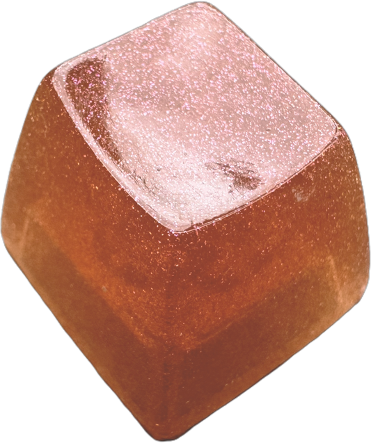 Sparkly Lava Red Keycap